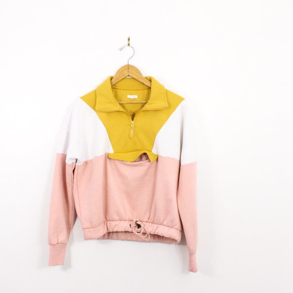 *Ardene 1/4 Zip Colour Blocked Sweater - Picture 5 of 6